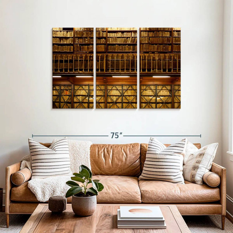 Lilie Library, 36" H x 57" W