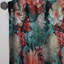 Corail Serenade motif tropical I - Rideau tropical - Velours obscurcissant - 1 panneau-107598348
