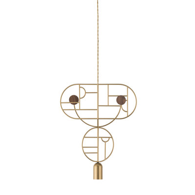 Wooden Dots 1 - Light Pendant