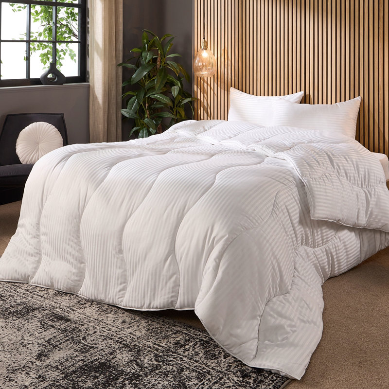 Snuggledown Luxuriously Hotel Soft & Cosy Duvet 4.5 Tog Premium Summer Quilt Washable with 2 Pillows, Double