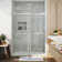 Opal Mirage MCOCOD 72" W x 76" H Double Smooth Sliding Shower Door with 3/8"(10mm)Clear Glass