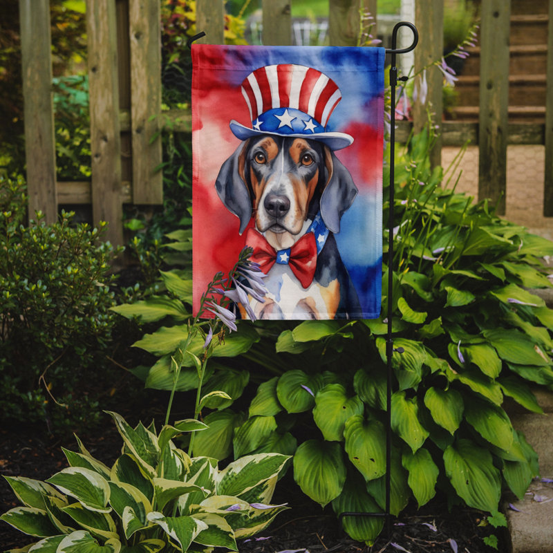 Drapeau patriotique du jardin américain, Coonhound américain