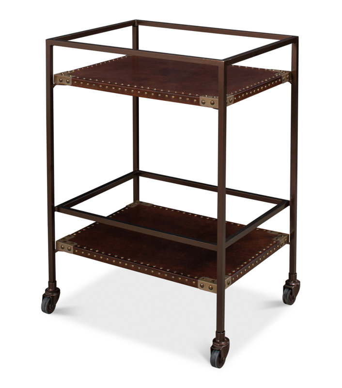 Industrial Bar Cart
