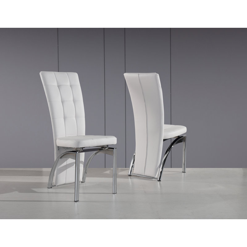 Brittie Upholstered Dining Chair, White