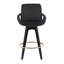  Tabouret de comptoir à hauteur fixe 26 "avec repose-pieds rond Whitacre-411689758-504861260