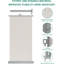 Auvent rétractable double 71 "x236" pour terrasse, écran d'intimité rétractable résistant à l'eau et aux rayons UV, cloison pliante rétractable pour jardin, cour arrière-114467246