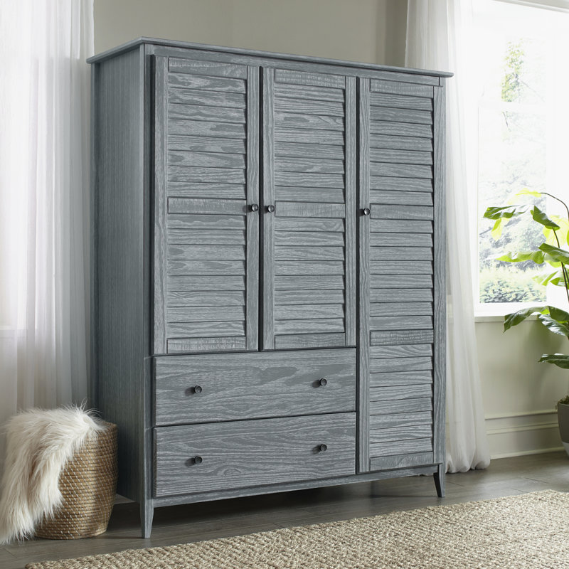 Armoire Greenport, Gris brossé