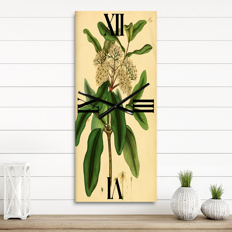 Horloge murale Plant Life I, Petit