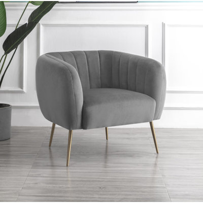 Aylin Velvet Barrel Chair