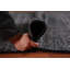 Tapis gris anthracite Gabbeh
