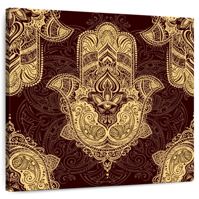 Kerrick Hamsa Symbol Pattern