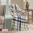 Hunter Reversible Plaid Plush Throw Blankets-120240382