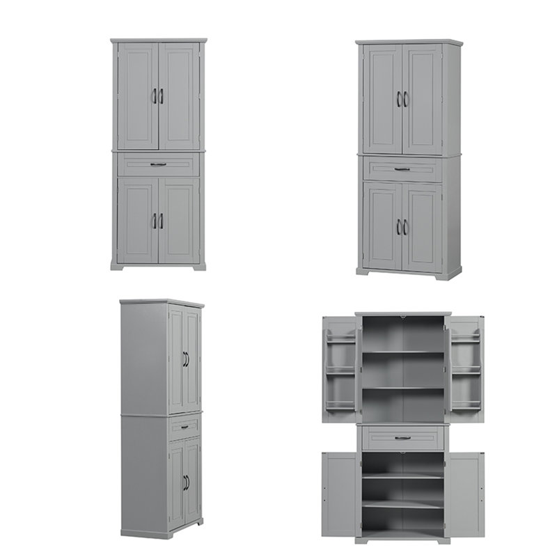 Armoire à linge autoportante Mikeyia