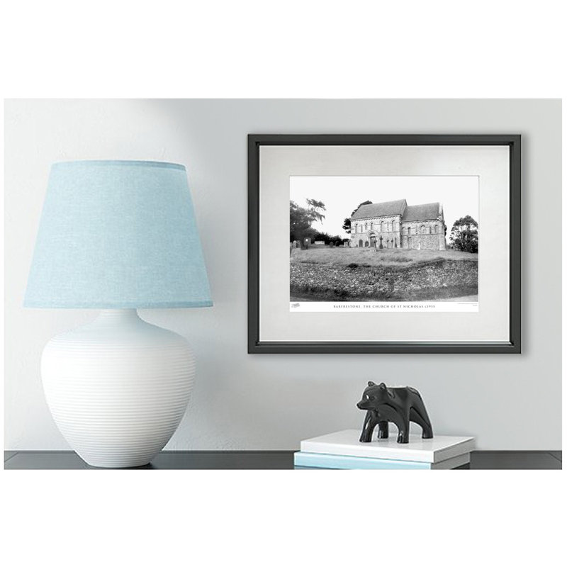 Barfrestone, The Church Of St Nicholas C1955 - Single Picture Frame Print, 60cm H x 80cm W x 2.3cm D