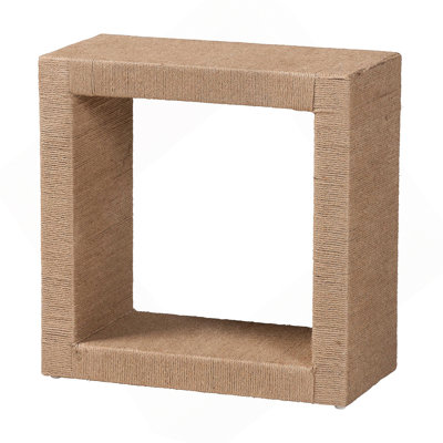 Rectangular End Table With One Open Shelf