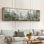 «Abstract Green Forest Trees Relax Calm», très grande impression sur toile encadrée