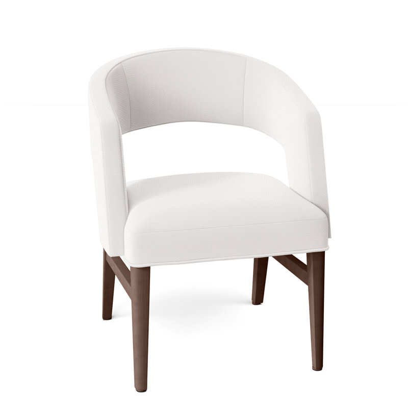 Bryant 19.5'' H Upholstered Armchair, Walnut, Perigold Posh Snow
