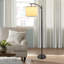 Lampe sur pied arquée 60 po Rhena