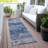Machine Washable Indoor/Outdoor Xhevrie Navy Rug-112027330