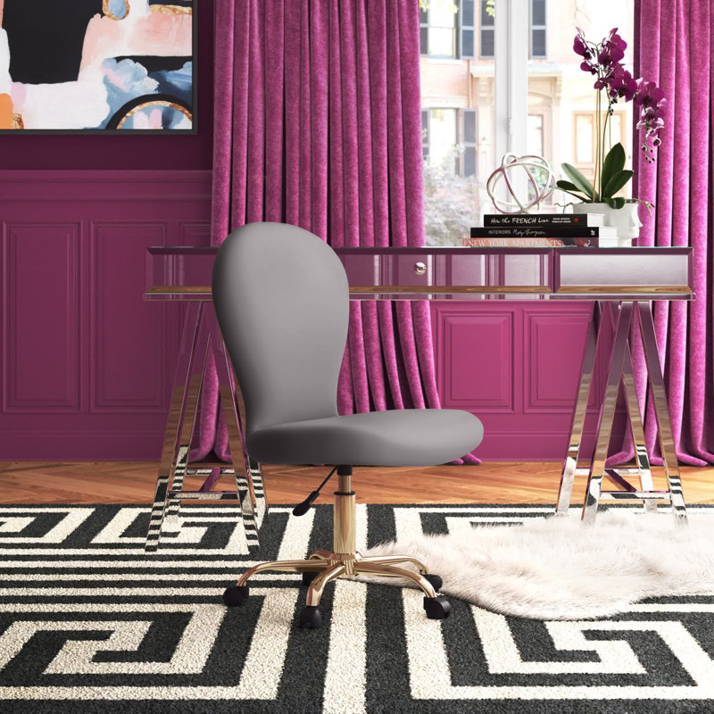 Chaise de travail Colm, Gris