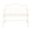 Banc de jardin extérieur - blanc