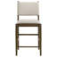 Ensemble de 2 chaises d'appoint Crispin Brown