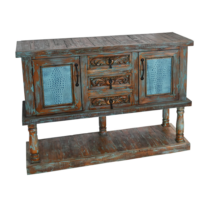 Buffet turquoise