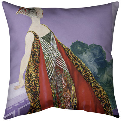 Emily Brodeur Reversible Throw Pillow