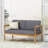 52.75" Upholstered sofa