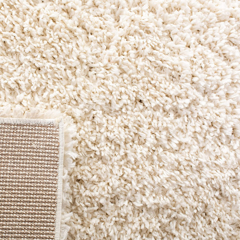 Aanuoluwa Solid Colour Shag 60cm X 110cm Indoor / Outdoor Area Rug