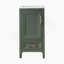 Meuble-lavabo simple autoportant de 18 po avec plateau entièrement assemblé-1502121095