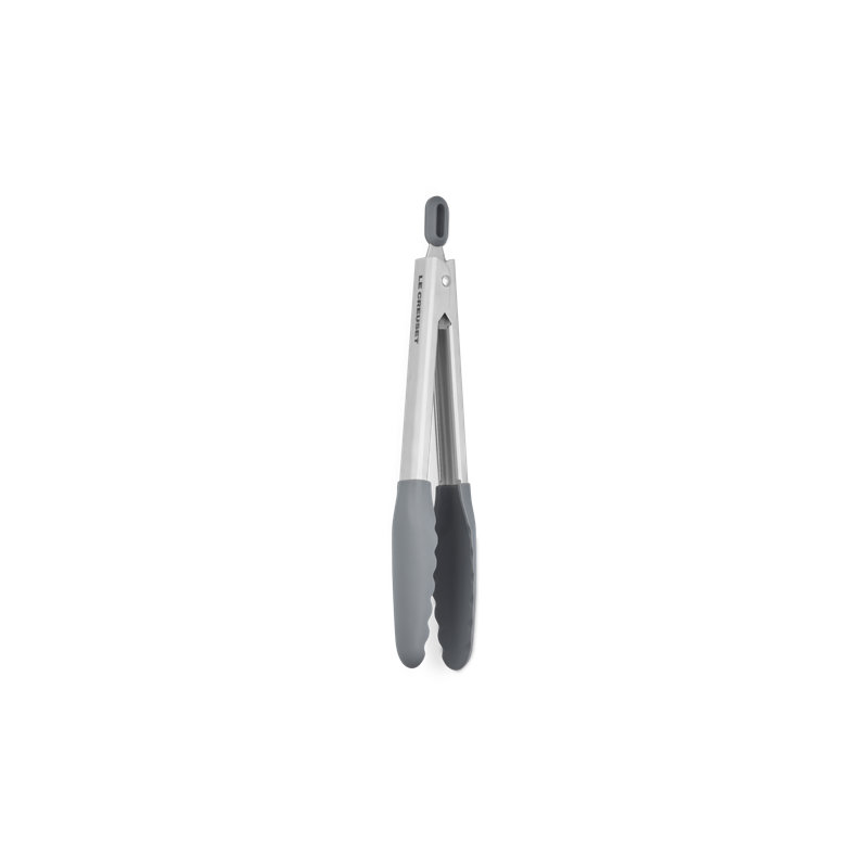 Le Creuset Signature Stainless Steel Tongs With Silicone, 13 In. - Oyster