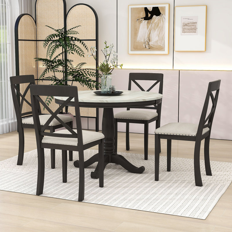 Ejona 5-Piece Dining Table and Chairs