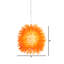 Luminaire suspendu unique à 1 lumière Urchin-1925717411-2003702592