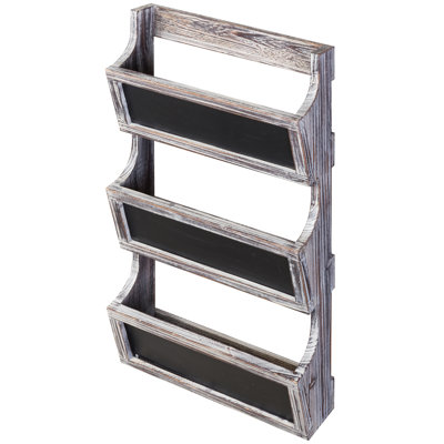 Lillieanna Solid Wood Wall Organizer with Mail Storage