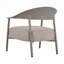 Ensemble de chaises d'appoint modernes 2 pièces avec table basse - ensemble chaleureux de canapé en PP et en acier, sièges rembourrés pour le salon, le salon et le balcon (2 chaises + 1 table)-1355433360