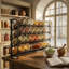 Durable 4-Tier Metal Spice Rack Organizer for Kitchen & Pantry