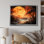 Planète Vénus, ambre lumineux II sur toile