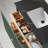 Jamell 42" Natural Veneer Plywood Single Bathroom Vanity with Engineered Stone Top-657102914-629835821