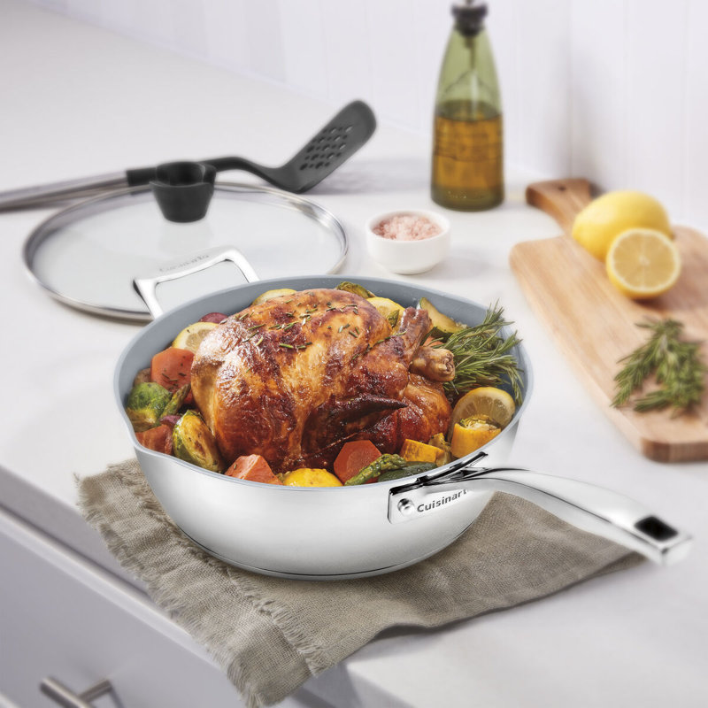 Cuisinart Preferred Pan 4-Pc Set Sensible, Stainless Steel