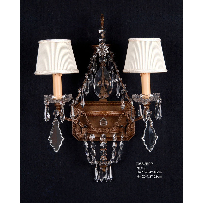Cowie Candle Wall Light, Rust Antique Bronze