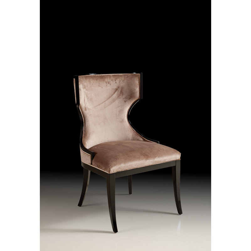 Upholstered Side Chair in Brown
