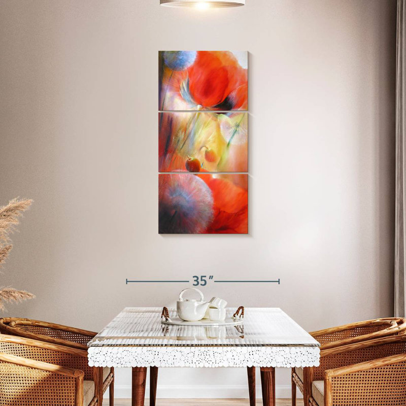 Poppies And Dandelions I
