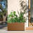 Galvanized Steel Metal Planter Box, Large Rectangular Planter Box with Drainage Holes, Modern Outdoor Planter Box for Indoor & Outdoor Use, Tall Plants, Flowers or Shrubs-1430869427-1430869433
