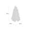 6.89' H Lighted Artificial Spruce Christmas Tree