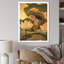 Lotus Goddess In Faded Retro Colors sur impression sur toile-36564123-36564122