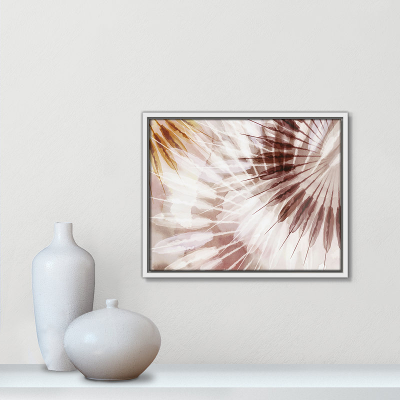 «Dance of the Rays I Print» par Eva Watts, Blanc, H 12,5 po x l 15,5 po
