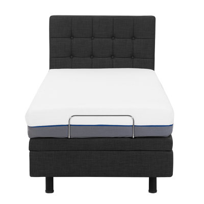 Robards European Single (90 x 200cm) Upholstered Adjustable Bed