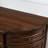American style solid wood half round sideboard