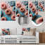 Délicieuse rose et bleue Sparkle Donuts II - nourriture, beignets, art mural-528101262-288057674